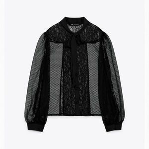 Zara lace top